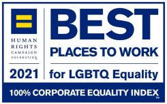 获得LGBTQ平等最佳工作场所的称号