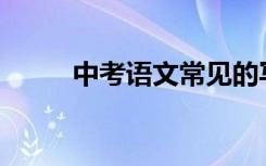 中考语文常见的写作技巧有哪些？