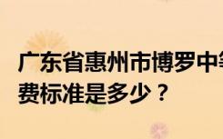 广东省惠州市博罗中等专业学校学费和专业收费标准是多少？