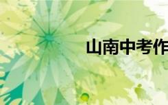 山南中考作文题目全集