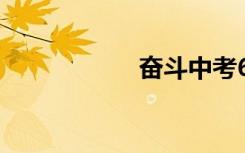 奋斗中考600字作文