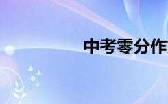 中考零分作文:精彩人生