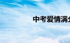 中考爱情满分600字作文