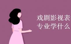 戏剧影视表演专业是什么？