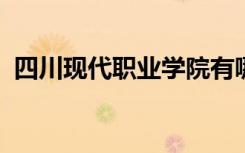 四川现代职业学院有哪些专业 哪些专业好？