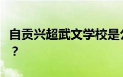 自贡兴超武文学校是公办还是民办还是全日制？