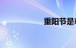 重阳节是尊老的名�