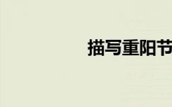 描写重阳节的优美段落