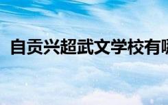 自贡兴超武文学校有哪些专业 哪个专业好？