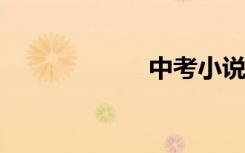 中考小说作文素材