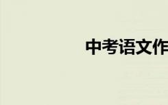 中考语文作文优秀范文