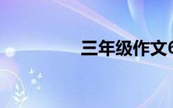 三年级作文600字记叙文