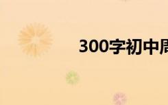 300字初中周笔记散文集