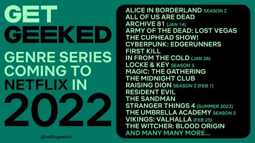 Netflix2022新剧名单公布：《赛博朋克》等大量游改剧集曝光