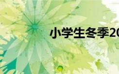 小学生冬季200字左右作文