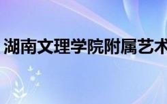 湖南文理学院附属艺术职业学校有哪些专业？