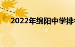 2022年绵阳中学排名绵阳重点高中排名