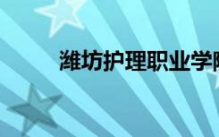 潍坊护理职业学院一年学费多少？