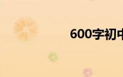 600字初中成长随笔