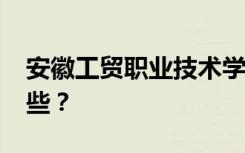 安徽工贸职业技术学院2022年招生专业有哪些？