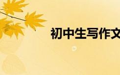 初中生写作文有什么技巧？
