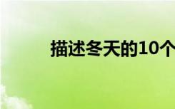描述冬天的10个单词和20个句子