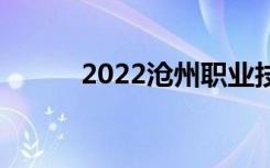 2022沧州职业技术学院有哪些？