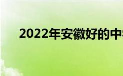 2022年安徽好的中学推荐名单有哪些？