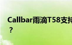 Callbar雨滴T58支持双卡双待？需要剪卡吗？