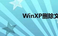 WinXP删除文件不进回收站