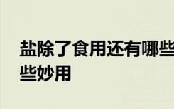 盐除了食用还有哪些妙用 盐在家居方面有哪些妙用