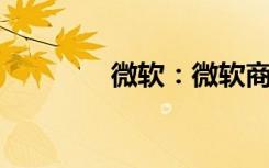 微软：微软商店的十项原则