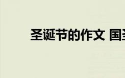 圣诞节的作文 国圣诞节的作文精选
