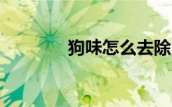 狗味怎么去除 去除狗味方法