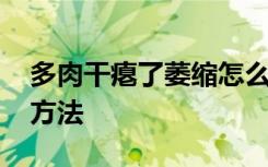 多肉干瘪了萎缩怎么办 多肉干瘪了萎缩补救方法