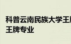 科普云南民族大学王牌专业及湖南科技大学的王牌专业