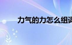 力气的力怎么组词 力的组词和解释