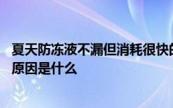 夏天防冻液不漏但消耗很快的原因 防冻液不漏但消耗很快的原因是什么