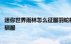 迷你世界雨林怎么征服羽蛇神 迷你世界雨林神庙羽蛇神怎么驯服