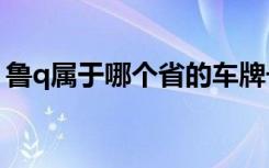 鲁q属于哪个省的车牌号 鲁Q是哪里的车牌号