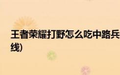 王者荣耀打野怎么吃中路兵线 (王者荣耀打野如何吃中路兵线)