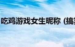吃鸡游戏女生昵称 (搞笑的吃鸡游戏昵称女生)