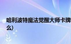 哈利波特魔法觉醒大师卡牌是什么意思 (大师卡牌指的是什么)