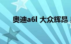 奥迪a6l 大众辉昂 奥迪a6l和辉昂对比