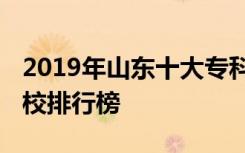 2019年山东十大专科学校排名 最好的高职院校排行榜