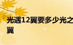 光遇12翼要多少光之翼 光遇12翼要多少光之翼