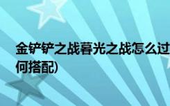 金铲铲之战暮光之战怎么过 (金铲铲之战护卫龙骑士阵容如何搭配)