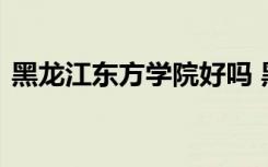 黑龙江东方学院好吗 黑龙江东方学院的简介