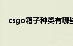 csgo箱子种类有哪些 csgo箱子种类介绍