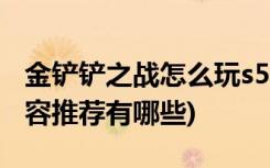 金铲铲之战怎么玩s5 (金铲铲之战时空裂痕阵容推荐有哪些)